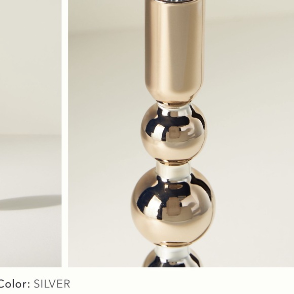 Silver Candle Holder - Picture 6 of 8